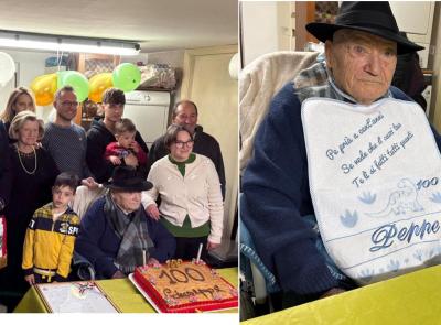 Loro Piceno, Giuseppe Mercuri spegne 100 candeline. L'omaggio del sindaco e dell'Intera comunità