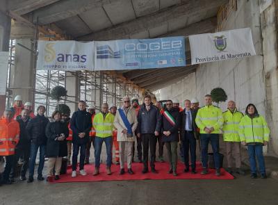 Riaperta la Sp 120 tra Sarnano e Bolognola. Parcaroli: "Orgogliosi di aver rispettato i tempi"