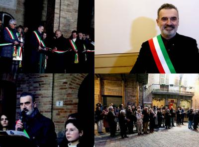Loro Piceno, il Municipio torna nella storica sede in centro dopo la ricostruzione post-sisma (VIDEO e FOTO)