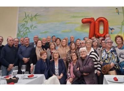 Festa a Treia: i "ragazzi" del 1955 celebrano 70 anni di vita