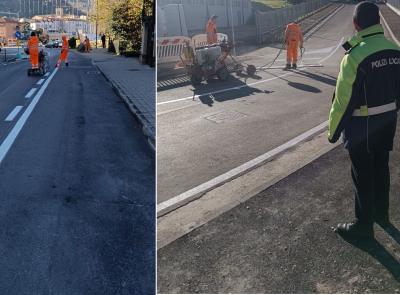 San Severino, sicurezza stradale potenziata al "Divini": al via il rifacimento della segnaletica orizzontale