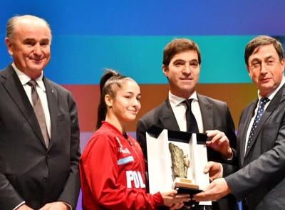 Sofia Raffaeli premiata con il Picchio d'Oro 2025: "Le Marche saranno sempre la mia casa"