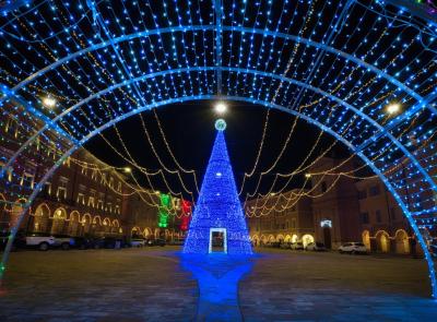 San Severino, Piazza del Popolo in gara per l'albero di Natale più bello delle Marche