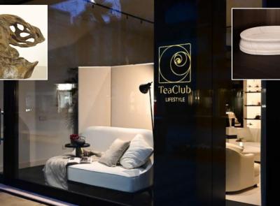 Civitanova, nasce TeaClub: "Gimbo" Tamberi tiene a battesimo il nuovo spazio dove arte e design dialogano