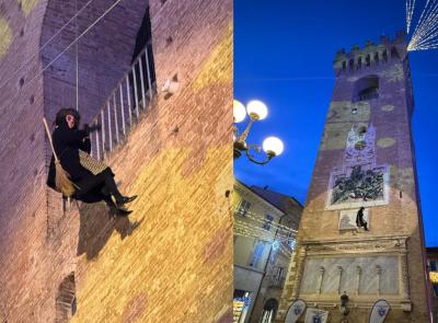 Recanati, dalle campane della Torre alla piazza: la Befana conquista i bimbi recanatesi