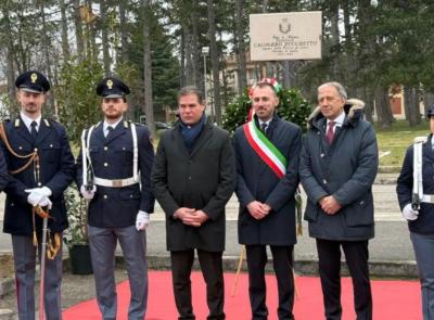 Matelica intitola un piazzale al poliziotto Calogero Zucchetto, vittima della mafia