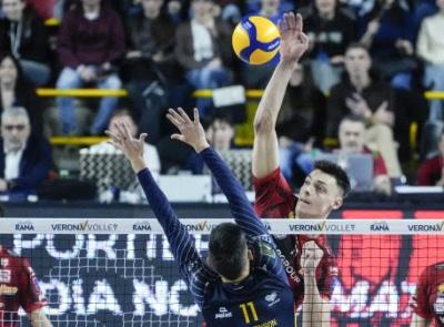 Prova di forza esterna per una Lube dominante, successo in tre set a Verona