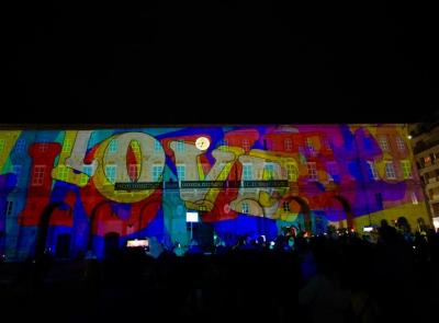 Civitanova in Love, la città si illumina con il grande spettacolo di videomapping