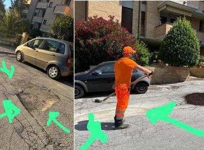 Macerata, cade in una buca e fa causa al Comune: "Dieci mesi di silenzio, ora chiederò i danni"