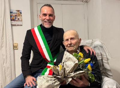 Morrovalle, Gino Benedetti compie 100 anni: una vita tra terra, famiglia e tradizione