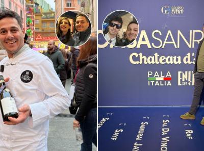 Sanremo "mangia" marchigiano: lo chef Tiziano Scagnoli strega il Festival con la sua pinsa