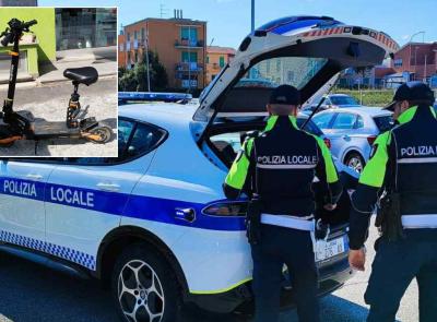 Civitanova, ruba monopattino elettrico: ladro incastrato dalle telecamere di videosorveglianza