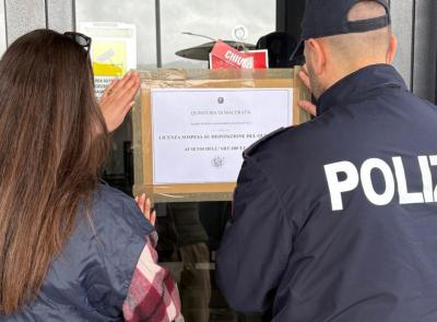 Matelica, locale sospeso per 7 giorni: "Motivi di sicurezza e ordine pubblico"
