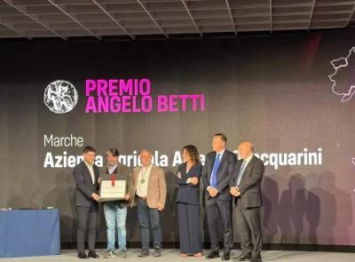 Dall'intuizione di Alberto al successo mondiale: l'azienda Quacquarini premiata al Vinitaly 2026