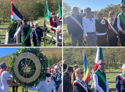 Resistenza, in centinaia sul San Vicino per la "Marcia della Memoria" nel segno di Mattarella