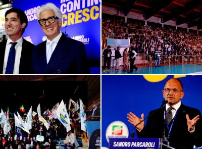 Al Fontescodella in 1400 per Parcaroli: “La città del futuro è qui” (VIDEO e FOTOGALLERY)