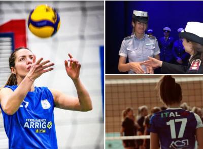 Dalla divisa alla maglia azzurra di volley: l’agente Samantha Compagnucci vola ai Mondiali