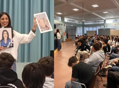 Tolentino, Giorgia Cardinaletti del Tg1 al Lucatelli-Don Bosco: "Studiate, siate curiosi e verificate sempre"