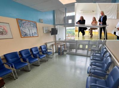 Oncologia San Severino, nuove poltrone per la sala d'attesa: la donazione de "La Voce del Cuore"