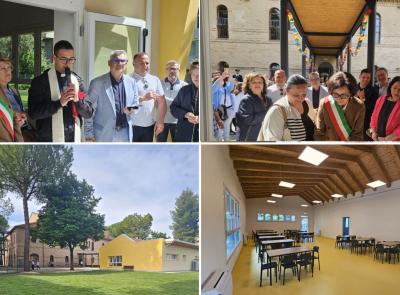 Corridonia, inaugurata la nuova mensa alla scuola 'Martiri della Libertà': "Un impegno mantenuto”