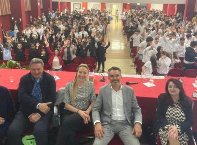 Macerata, il Panathlon celebra Francesca Lollobrigida: la campionessa olimpica incontra gli studenti dell’Ite
