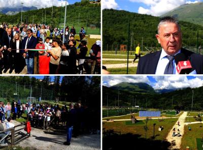 Montefortino inaugura lo “Smart & Community Park”: area sportiva e spazio per famiglie ai piedi dei Sibillini (VIDEO e FOTO)