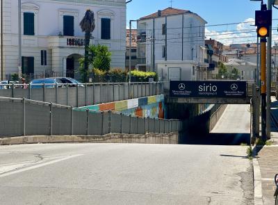Civitanova, chiude il sottopasso di Viale Indipendenza: stop a auto e pedoni per 12 giorni