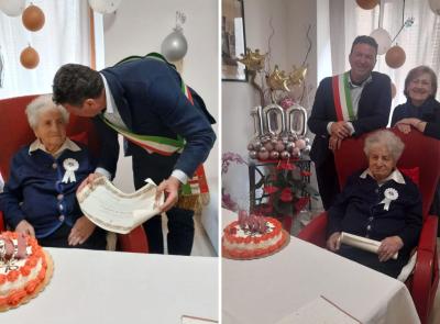 Tolentino, Adalgisa Castelli spegne 100 candeline: festa con il sindaco Sclavi