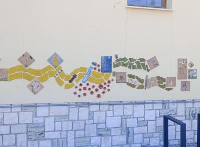 Cessapalombo e Camporotondo unite dal “Mago di Oz”: inaugurati i murales degli alunni