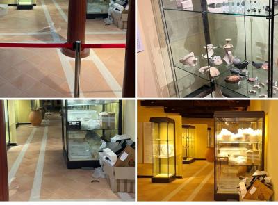 "Vetrine incompiute, reperti imballati e area interdetta": la denuncia sul museo archeologico di San Severino