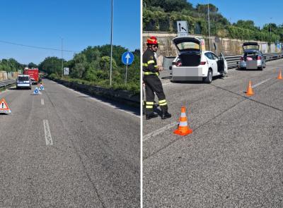 Macerata, scontro tra due auto in via Vittime delle Foibe: ferita una donna