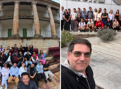 Il Centro Nuoto Macerata fa centro con l'Erasmus: in vasca anche la leggenda olimpica Frédéric Lefèvre