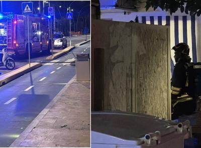 Civitanova, fiamme nella notte allo chalet Oasi: paura sul lungomare