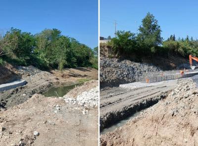 Petriolo, al via il cantiere contro l'erosione del fiume Fiastra: intervento da 325mila euro