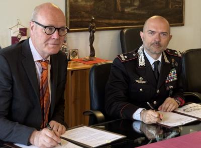 Università di Macerata e Carabinieri, rinnovato l’accordo per la formazione