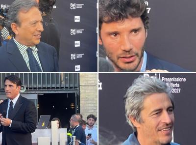 La Rai ad Ancona, bagno di folla per De Martino e Banfi alla presentazione dei nuovi palinsesti