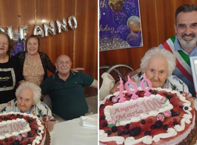 Loro Piceno in festa per i 100 anni di Maria Sorbatti: la sarta che ha "cucito" la storia della sua famiglia