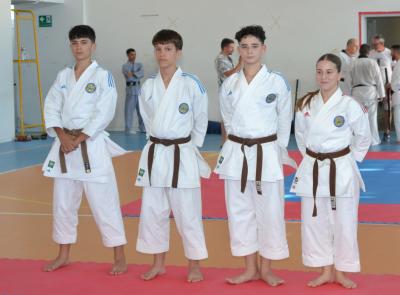 Quattro nuove cinture nere per il Dojo Kyu Shin a Montelupone