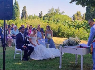 Il primo "sì" all'Orto dell'Infinito: Recanati inaugura i matrimoni sul Colle di Leopardi
