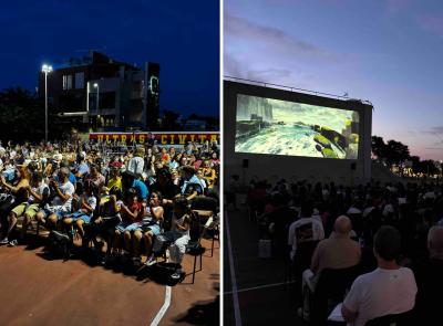 Civitanova, debutto con il pieno di famiglie per il cinema sotto le stelle all'Arena Cecchetti