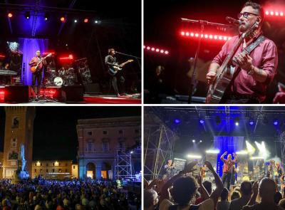 I Tiromancino conquistano Recanati: oltre due ore di musica e applausi