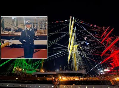 Civitanova, Sophia Damen a bordo dell’Amerigo Vespucci: l’esperienza dell’allieva della Marina Militare