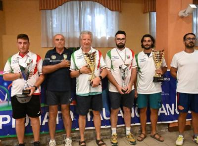 Lancio del rulletto, pioggia di medaglie per le Marche: trionfo ai campionati italiani