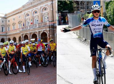 Recanati-Pieve Torina, il messicano Paul Probert Gonzalez trionfa da finisseur
