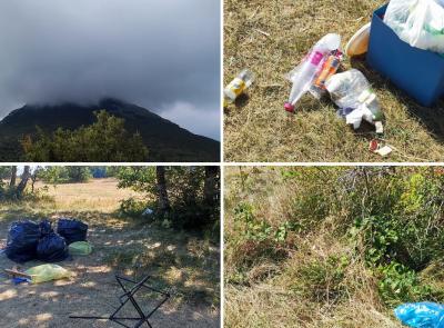 "Pian dell'Elmo dopo Ferragosto è una discarica a cielo aperto: uno spettacolo che mi ha rattristata"