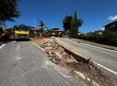 Recanati, al via i lavori per la nuova rotatoria di via Nazario Sauro: "Termine previsto di tre settimane"