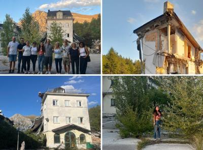 Dieci anni dal sisma, gli ex dipendenti tornano alla Domus Laetitiae: “Vederla così è un colpo al cuore”
