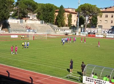 Eccellenza- Il Tolentino non sfonda, la Fermignanese si ferma sulla traversa: il debutto è con un pari