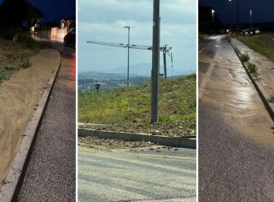 "Quando piove la terra del nuovo polo scolastico finisce nelle nostre case"