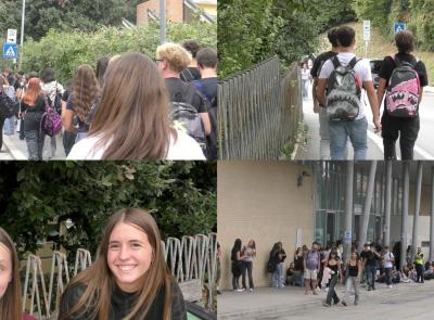 Zaini in spalla, primo giorno di scuola a Macerata: "Avrei preferito qualche altra settimana di vacanza"